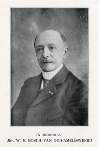 104126 Portret van jhr. mr. W.E. Bosch van Oud-Amelisweerd, geboren 1864, notaris te Utrecht, lid van Gedeputeerde ...
